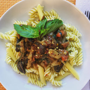 Portobello Mushrooms and Fennel Ragu with Fusilli 100% Vegan