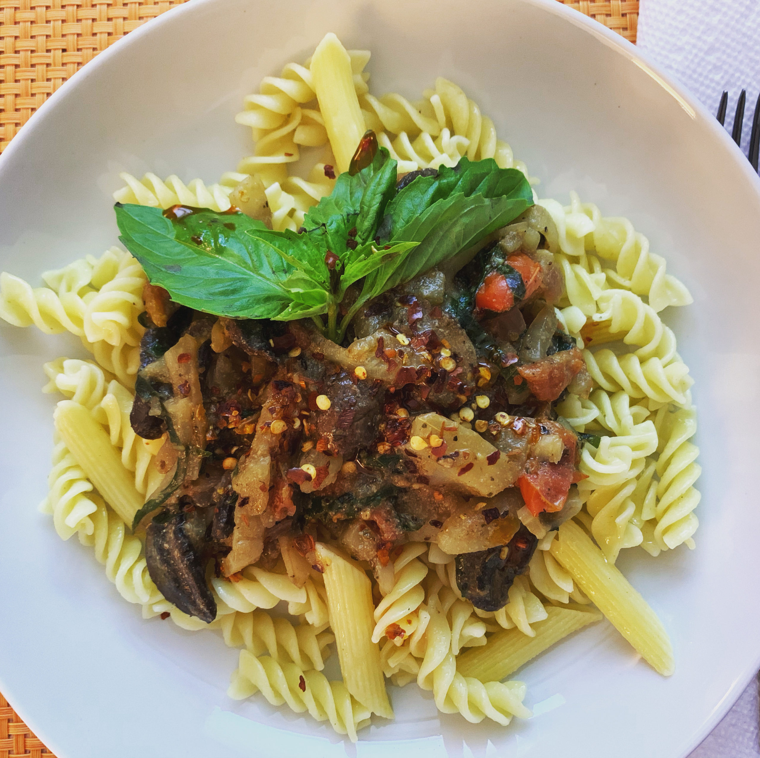 Portobello Mushroom Pasta Bert Ongkeo